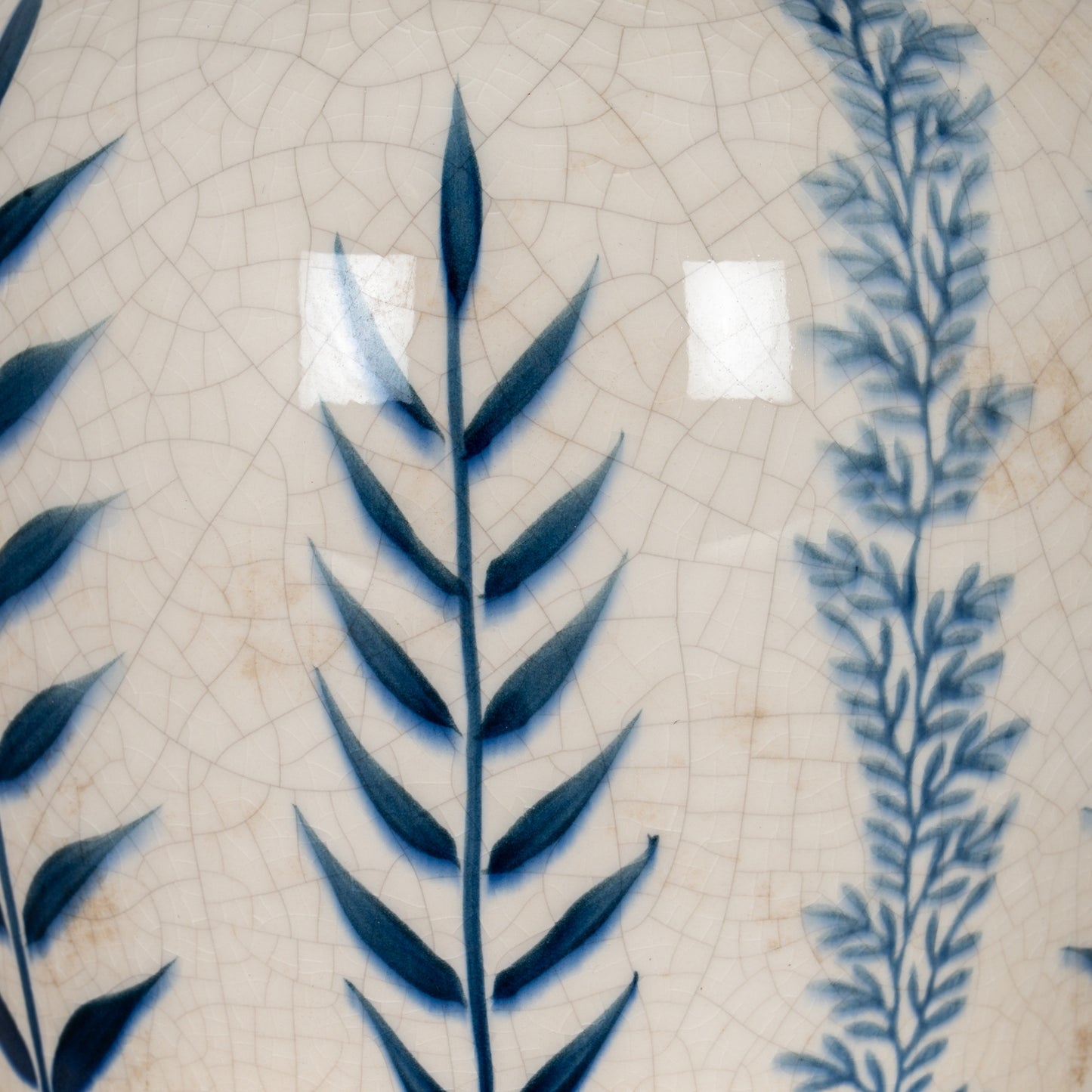 Blue Flora Amphora Jug Vase