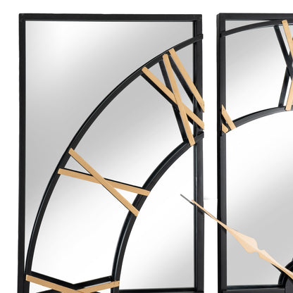 Brooklyn Black And Gold Wall Clock