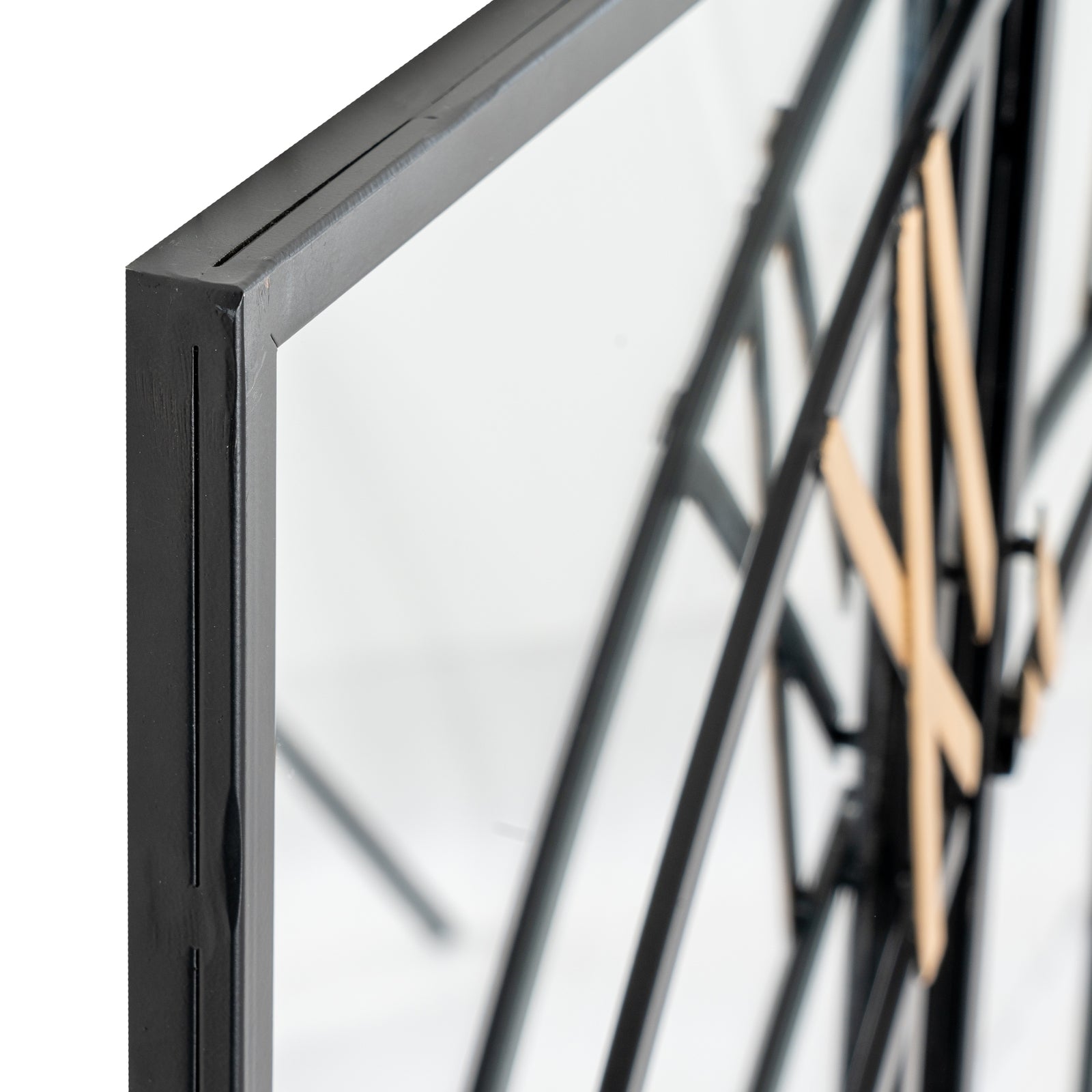 Brooklyn Black And Gold Wall Clock