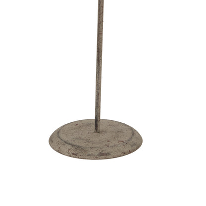 Whitewashed Rustic Star On Stand