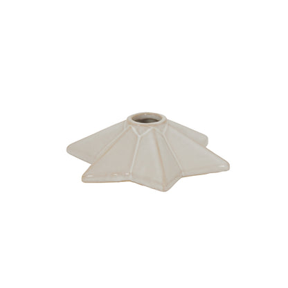 Alora Ceramic Angled Star Candle Holder
