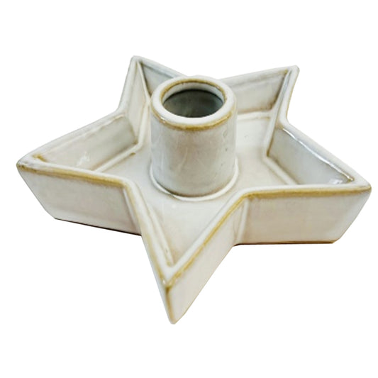 Alora Ceramic Star Candle Holder