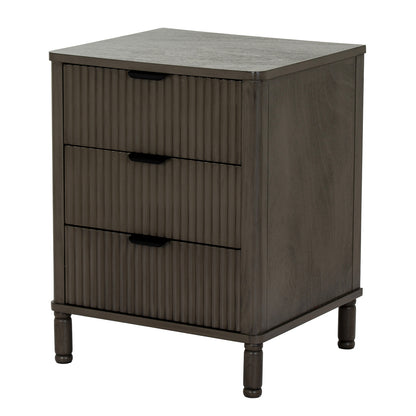 Reed Collection 3 Drawer Bedside Table