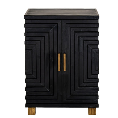 Lennox Black 2 Door Small Sideboard