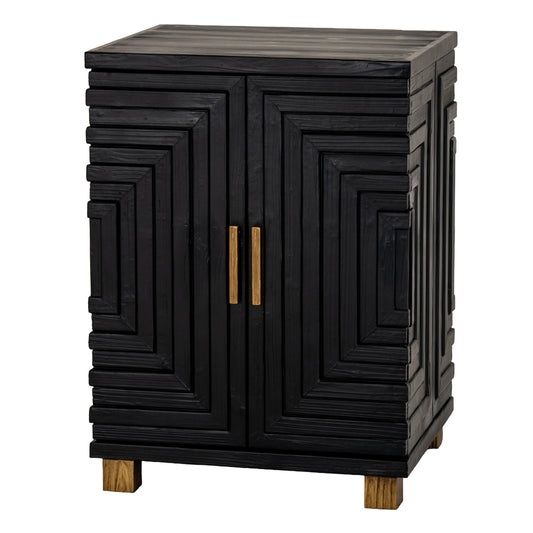 Lennox Black 2 Door Small Sideboard