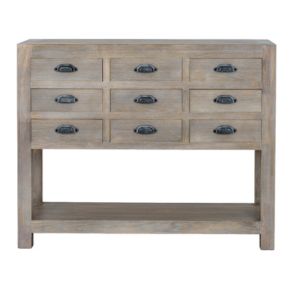 Haldon Collection 9 Drawer Chest With Shelf