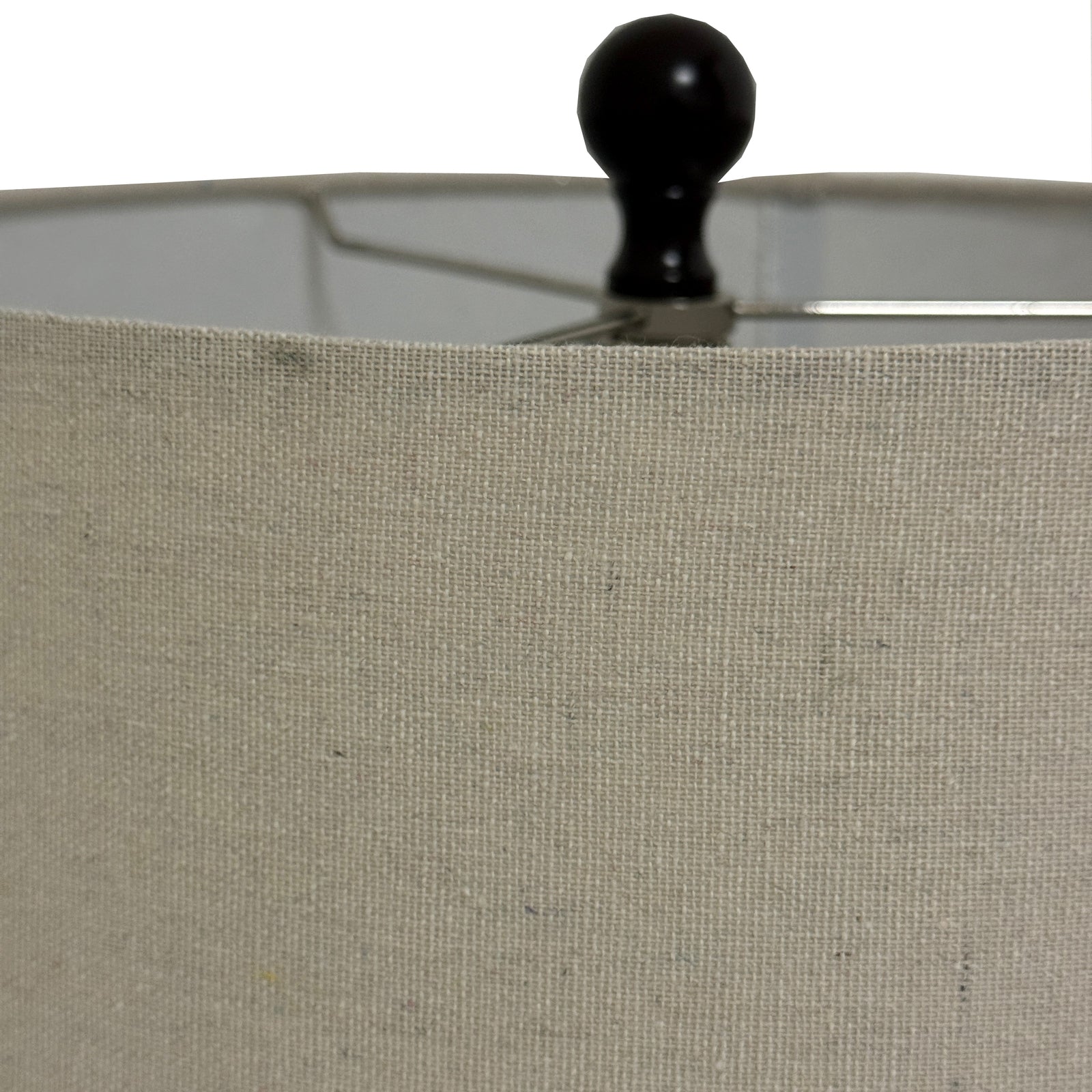 Sepia Shadows Squat Table Lamp With Linen Shade