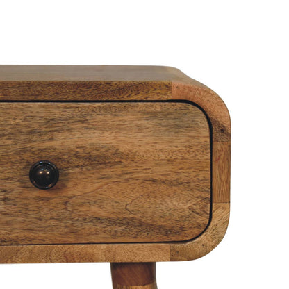 Avora Mini Oak-ish Nightstand with 1 drawer