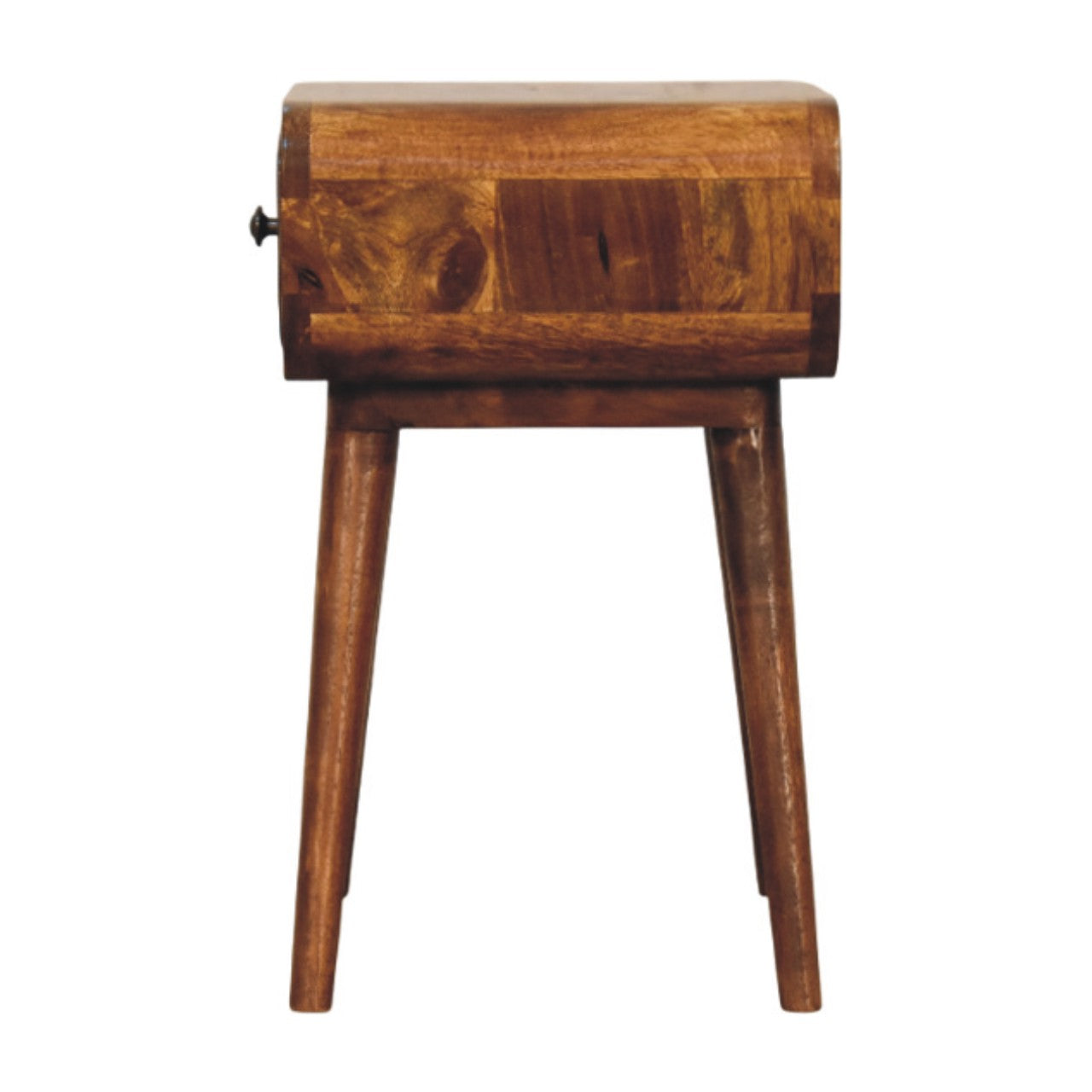 Avora Mini Chestnut Nightstand with 1 drawer