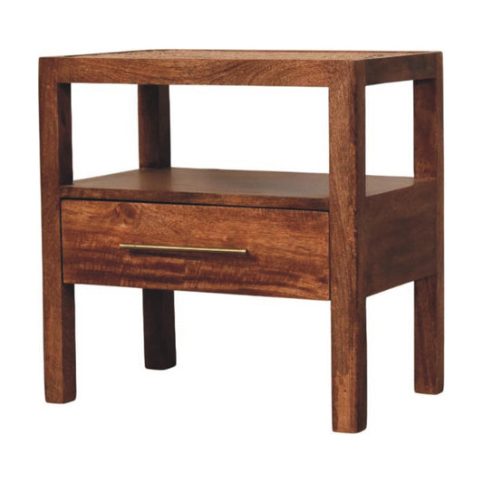 Saffron Rattan Nightstand