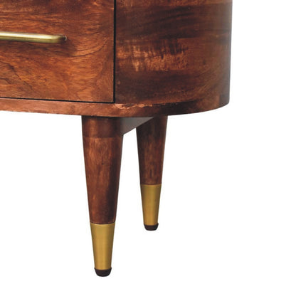 Valenza Curved Media Console