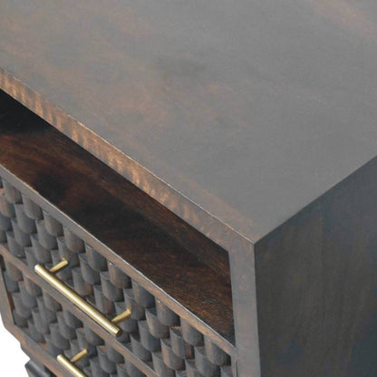 Cadiz Carved Bedside Table