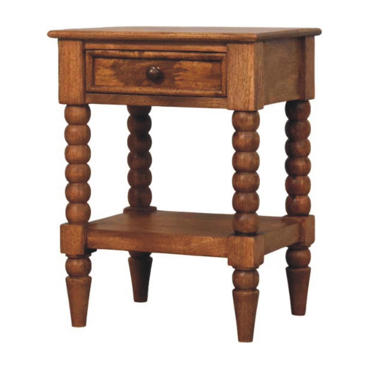 Spindle Bedside Table
