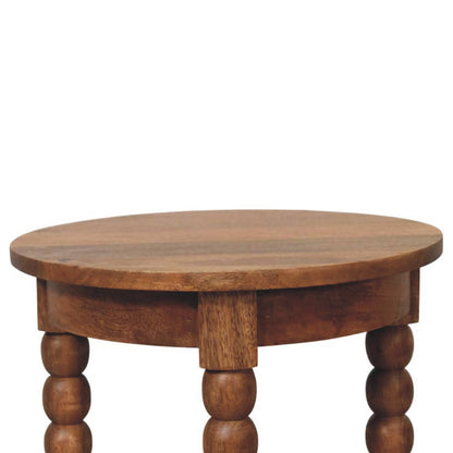 Spindle Round Side Table