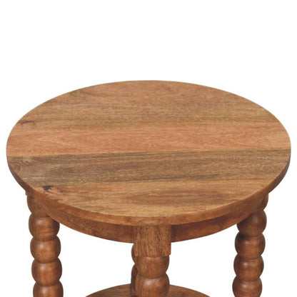 Spindle Round Side Table