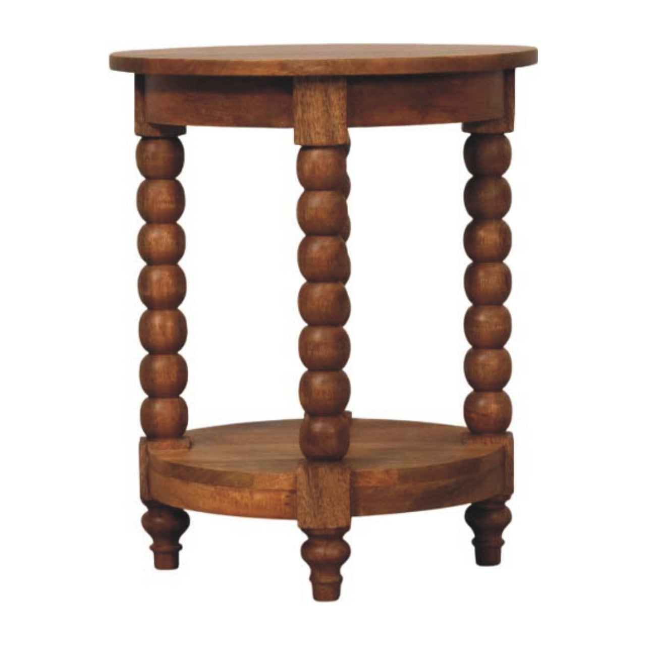 Spindle Round Side Table
